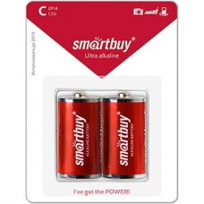 Батарейка SmartBuy C LR14 Alkaline [BL2/12/192] [SBBA-C02B]