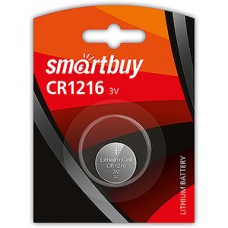 Батарейка SmartBuy CR1216 [BL1/12/720] [SBBL-1216-1B]