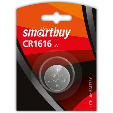 Батарейка SmartBuy CR1616 [BL1/12/720] [SBBL-1616-1B]