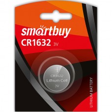 Батарейка SmartBuy CR1632 [BL1/12/720] [SBBL-1632-1B]