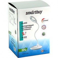 Светильник настольный LED  5W, SmartBuy [SBL-CR-5-W-White] белый