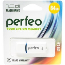 Накопитель USB Flash 64Gb Perfeo C09 White