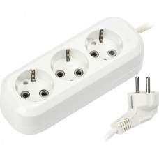 Удлинитель  2м 3 розетки с/з, 16А/3500Вт, ПВС 3х1, SmartBuy [SBE-16-3-02-Z]