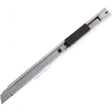 Нож универсальный  9мм, металлический корпус с фиксатором [550232]