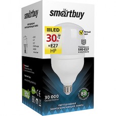 Лампа LED E27/T100 цилиндр,  30W, 4000K, 2700Лм, Smartbuy [SBL-HP-30-4K-E27]