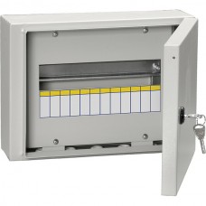 Щит навесной ВШГ=240x330x120, ЩРн-12з 0 У2 IP54, c замком, IEK [MKM11-N-12-54-Z]