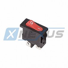 Выключатель клавишный 250В 6А 2c ON-OFF красный Mini RWB-103/SC-766/MRS-101-5 REXANT [36-2051]