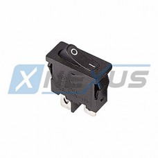 Выключатель клавишный 250В 6А 2c ON-OFF черный Mini RWB-103/SC-766/MRS-101-5 REXANT [36-2050]