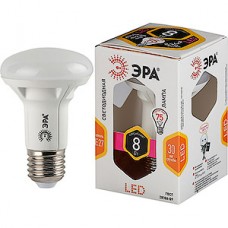 Лампа LED E27/R63 рефлектор,  8W, 2700K, 640Лм, ЭРА [LED smd R63-8W-827-E27]