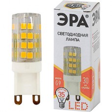 Лампа LED G9, 3.5W/220В, 2700K, 280Лм, ЭРА [LED JCD-3,5W-CER-827-G9]