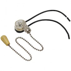 Выключатель для настенного светильника 3А с проводом, silver PROCONNECT [32-0103-9]