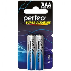 Батарейка Perfeo AAA LR03 Alkaline [BL2/48] [PF LR03/2BL mini]