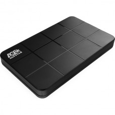 Бокс HDD 2.5'' AgeStar 3UB2P1C, USB 3.0 - SATA пластик черный