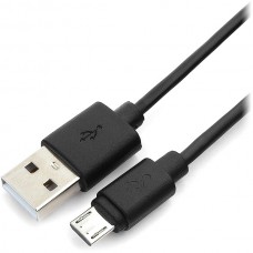 Кабель USB - microUSB, 1.8м, Гарнизон черный [GCC-mUSB2-AMBM-1.8M]