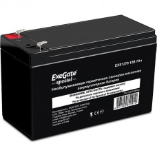 Батарея для UPS 12В/7Aч, Exegate [DT 1207] (F1)