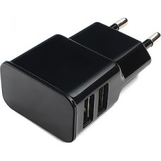 Зарядное устройство Cablexpert, 2xUSB 2.1А [MP3A-PC-12] черный