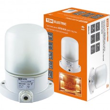 Светильник для бани 1xE27x60W, прямой, IP54, TDM НБП400 [SQ0303-0048] белый
