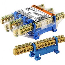 Шина N ноль 6*9мм на малом DIN-изоляторе, 15 групп, TDM [SQ0801-0015]