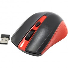 Мышь беспроводная SmartBuy 352 ONE, красно-черная, USB [SBM-352AG-RK]