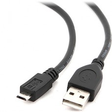 Кабель USB - microUSB, 1.0м, Cablexpert Pro [CCP-mUSB2-AMBM-1M] экран, черный