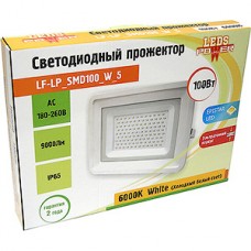 Прожектор LED 100W, 6000K, IP65, SMD, 9000Лм [LP] белый