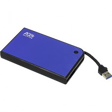 Бокс HDD 2.5'' AgeStar 3UB2A14 blue, USB 3.0 - SATA, пластик/алюминий