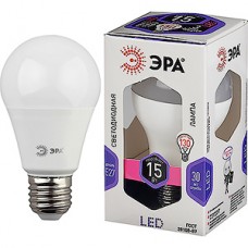 Лампа LED E27/A60 груша, 15W, 6000K, 1200Лм, ЭРА [LED smd A60-15W-860-E27]