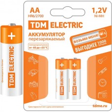 Аккумулятор TDM AA 2700mAh Ni-MH [BP2] [SQ1702-0072]