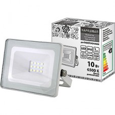 Прожектор LED  10W, 6500K, IP65, SMD, 800Лм, Народный СДО-04-010Н [SQ0336-0270] белый