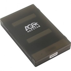 Бокс HDD 2.5'' AgeStar 3UBCP1-6G black, USB 3.0 - SATA, пластик