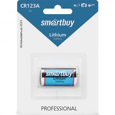 Батарейка SmartBuy CR123A 3V Lithium [BL1/12/144] [SBBL-123A-1B]