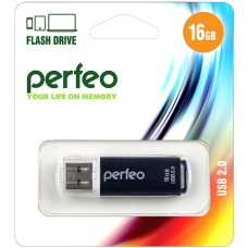 Накопитель USB Flash 16Gb Perfeo C13 Black