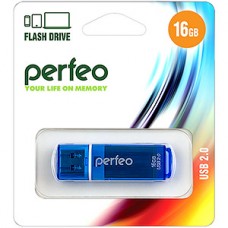 Накопитель USB Flash 16Gb Perfeo C13 Blue