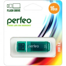 Накопитель USB Flash 16Gb Perfeo C13 Green