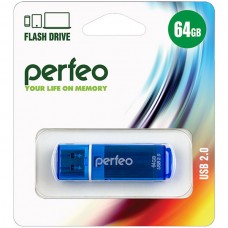 Накопитель USB Flash 64Gb Perfeo C13 Blue