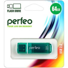 Накопитель USB Flash 64Gb Perfeo C13 Green