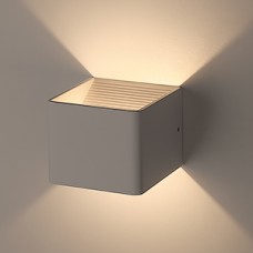 Светильник декоративный LED 6W, IP20, 100*100*80, ЭРА [WL3 WH] белый