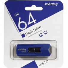 Накопитель USB Flash 64Gb SmartBuy STREAM Blue