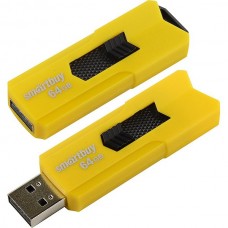 Накопитель USB Flash 64Gb SmartBuy STREAM Yellow