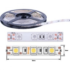 Лента LED 12В IP65 SMD5050  60/м, зеленый, 14.4Вт/м, 5м/ц.1м, SWG [000057]