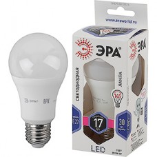 Лампа LED E27/A60 груша, 17W, 6000K, 1360Лм, ЭРА [LED smd A60-17W-860-E27]