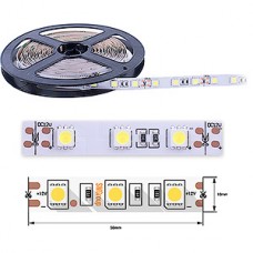 Лента LED 12В IP20 SMD5050  60/м, б/хол, 14.4Вт/м, 5м/ц.1м, SWG [000041]