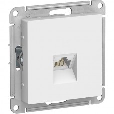 Розетка с/у компьютерная 1xRJ45, IP20, Schneider Electric ATLASDESIGN [ATN000183] белый [10]