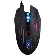 Мышь A4Tech X-77, игровая, оптическая, 2400dpi, USB