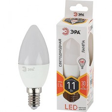 Лампа LED E14/B35 свеча, 11W, 2700K, 880Лм, ЭРА [LED smd B35-11W-827-E14]
