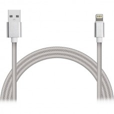 Кабель USB - Lightning, 1.0м, Jet.A [JA-DC44 White] в оплётке, белый