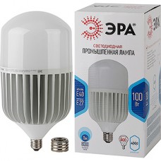 Лампа LED E27/T160 цилиндр, 100W, 4000K, 8000Лм, ЭРА [LED POWER T160-100W-4000-E27/E40] +перех. E40