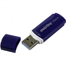 Накопитель USB Flash 256Gb SmartBuy, Crown Blue USB 3.0