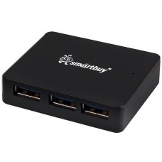 Концентратор USB 3.0 SmartBuy, 4 порта, черный [SBHA-6000-K]