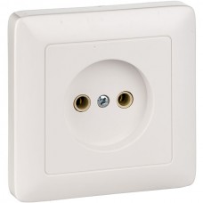 Розетка с/у 2P 10A, Schneider Electric Хит [RS10-132-B] белый